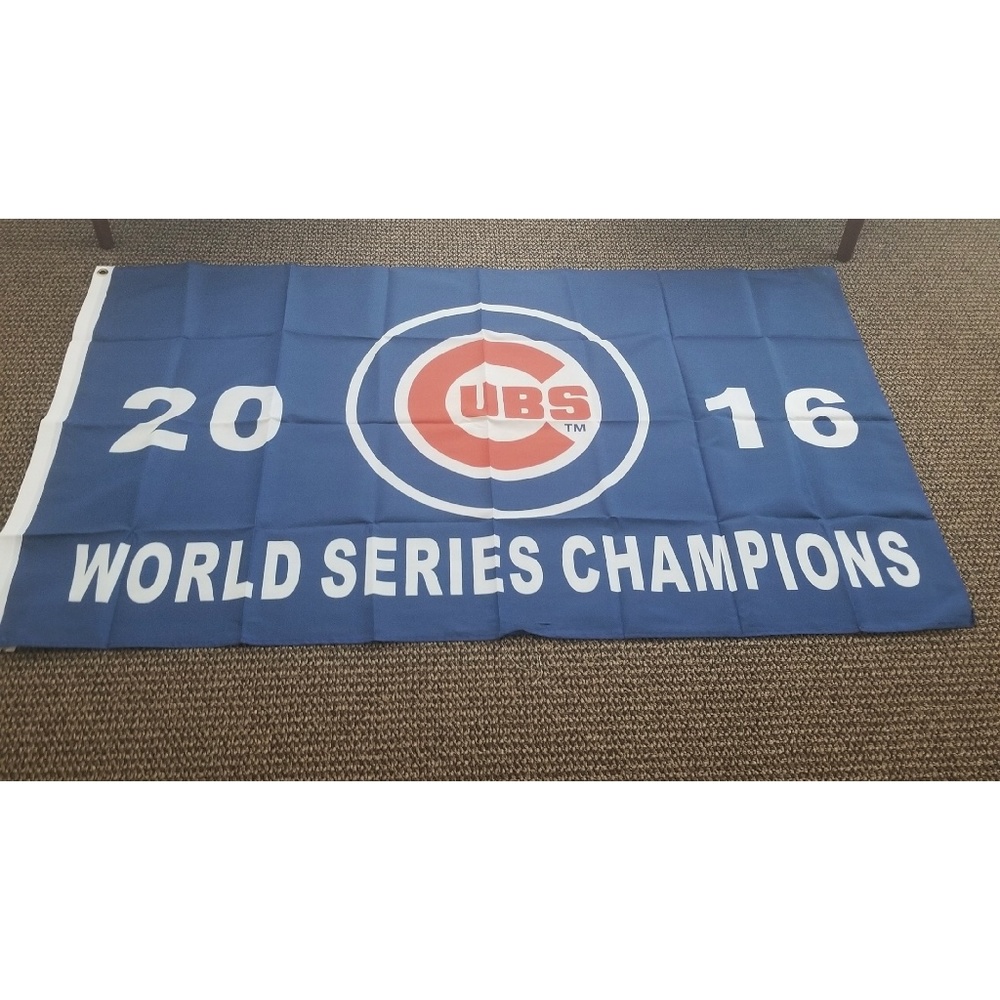 Chicago Cubs 2016 World Series Champs Banner F38 - Picture 2 of 2